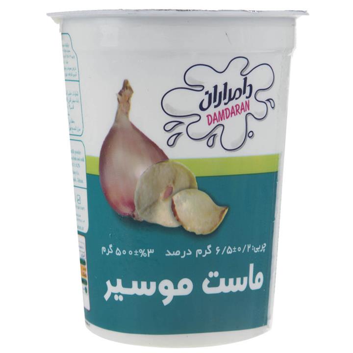 ماست موسیر دامداران مقدار 500 گرم Damdaran Shallot Yogurt 500gr